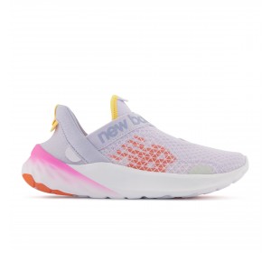 New Balance Fresh Foam Roav RMX Slip-on v2 white with orange