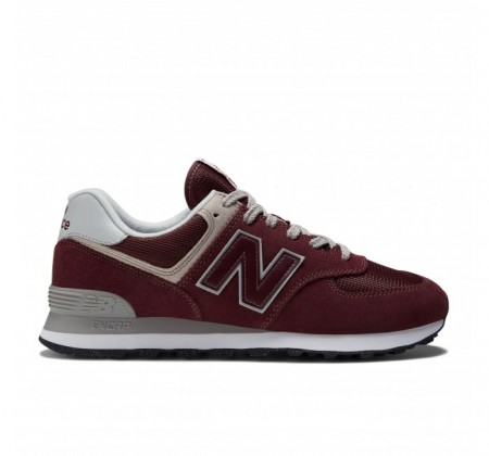 Men's New Balance 574 Core in Burgundy