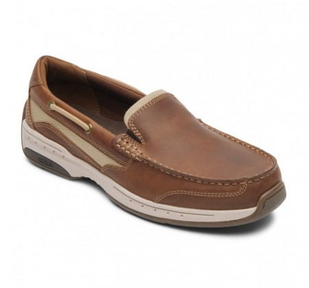 Dunham Captain Venetian Boat Shoe tan