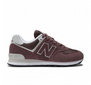 New Balance Unisex 574 Maroon Brown/Grey