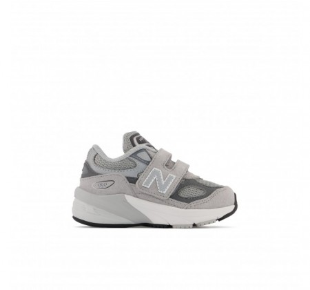 New Balance Infant 990v6 Hook and Loop Grey