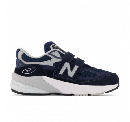 New Balance Little Kids FuelCell 990v6 Velcro Navy