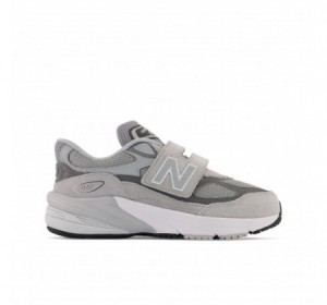 New Balance Little Kids FuelCell 990v6 Velcro Grey