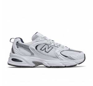 New Balance 530 White & Silver Running sneakers