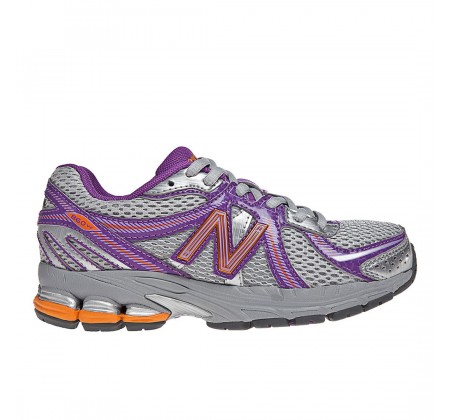 New Balance Kids 860v2 Silver + Purple + Orange