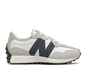 New Balance Kids 327 Silver Birch with Black