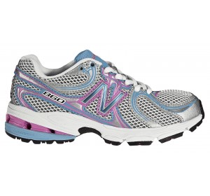 New Balance 860 Silver + Blue + Pink