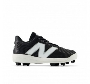 New Balance Youth 4040v7 Rubber-Molded Black & White