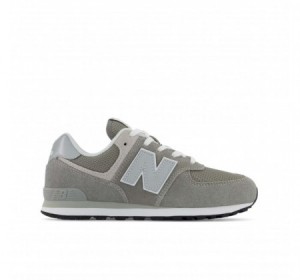 New Balance Big Kids 574 Core Grey