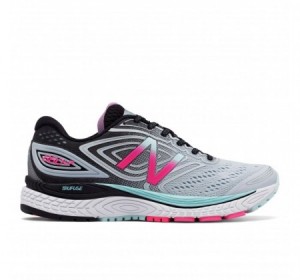 New Balance 880v7 Light Porcelain Blue with Black & Alpha Pink