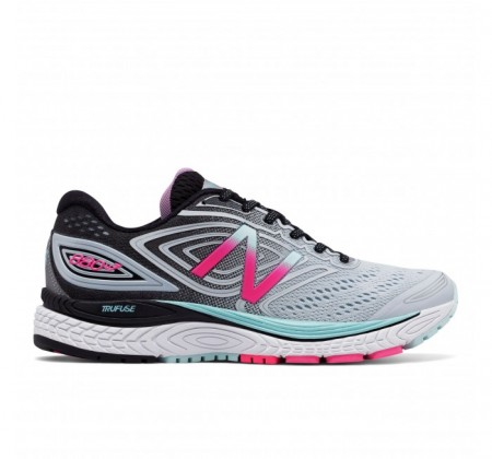New Balance 880v7 Light Porcelain Blue with Black & Alpha Pink