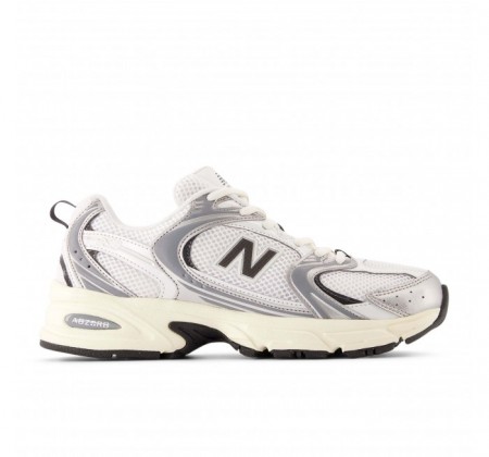New Balance 530 Silver Metallic Black Cement