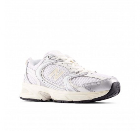 New Balance 530 Silver Metallic with Linen