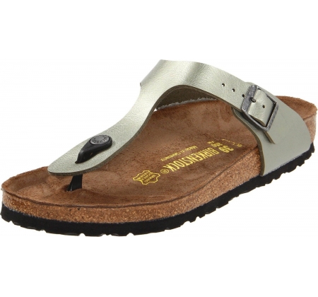 Birkenstock Gizeh Birko-Flor Silver Birkenstock Gizeh Birko-Flor Silver