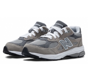 New Balance Pre-school 990 Grey Lace-up