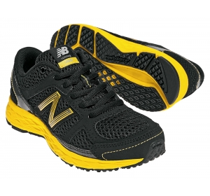 New Balance Kids 750 Running shoe Black and Yellow