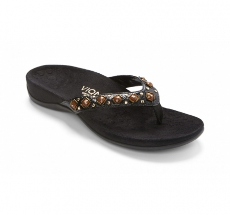 Vionic Floriana Black Crocodile Vionic Floriana Black Crocodile