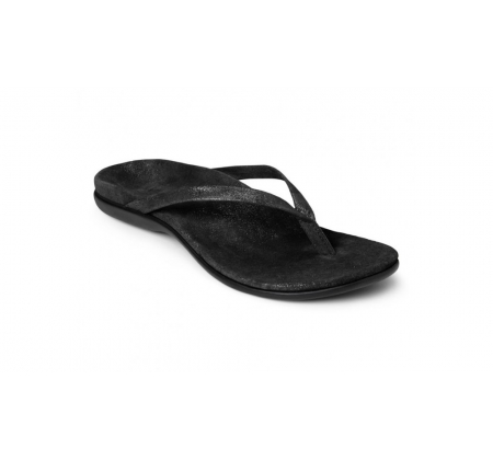 Vionic Corfu Toe Post Black Vionic Corfu Toe Post Black