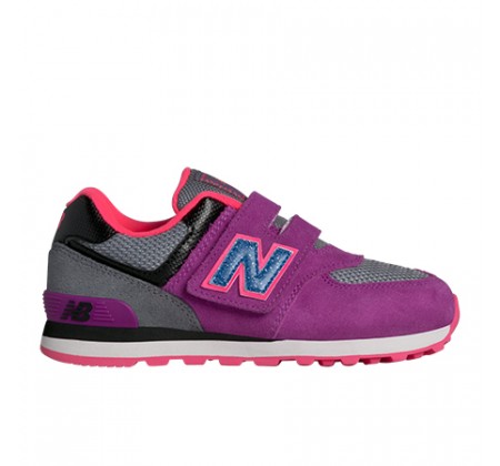 New Balance KV574 Outside In Pink/Black