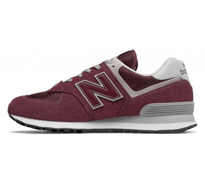 new balance 574 burgundy mens