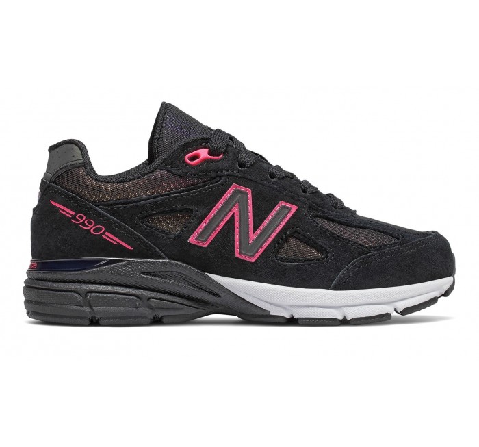 pink and black new balance shoes