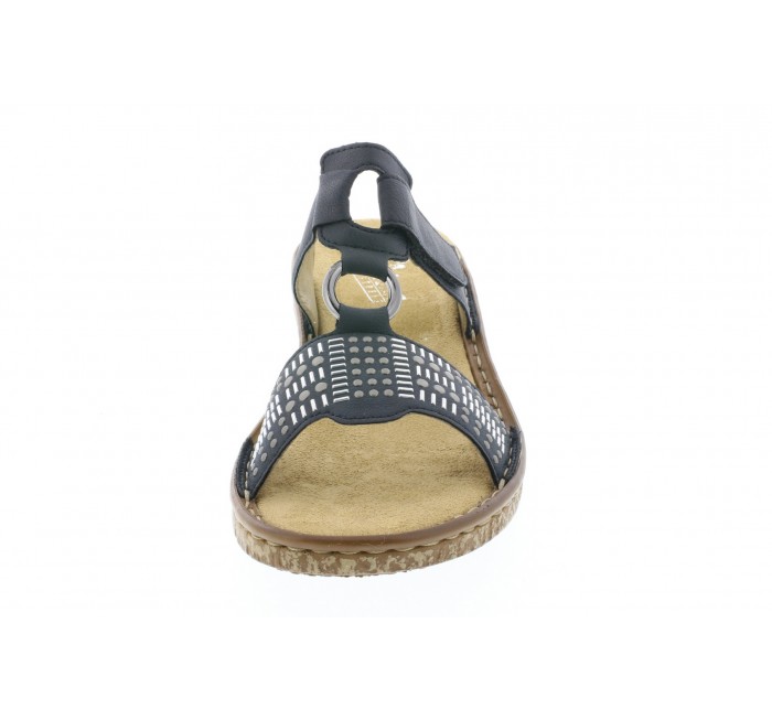 Rieker Regina 54 Blue Sandal: 62854-14 - A Perfect Dealer/Rieker
