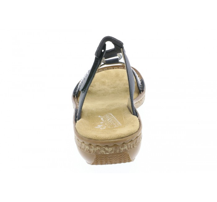 Rieker Regina 54 Blue Sandal: 62854-14 - A Perfect Dealer/Rieker