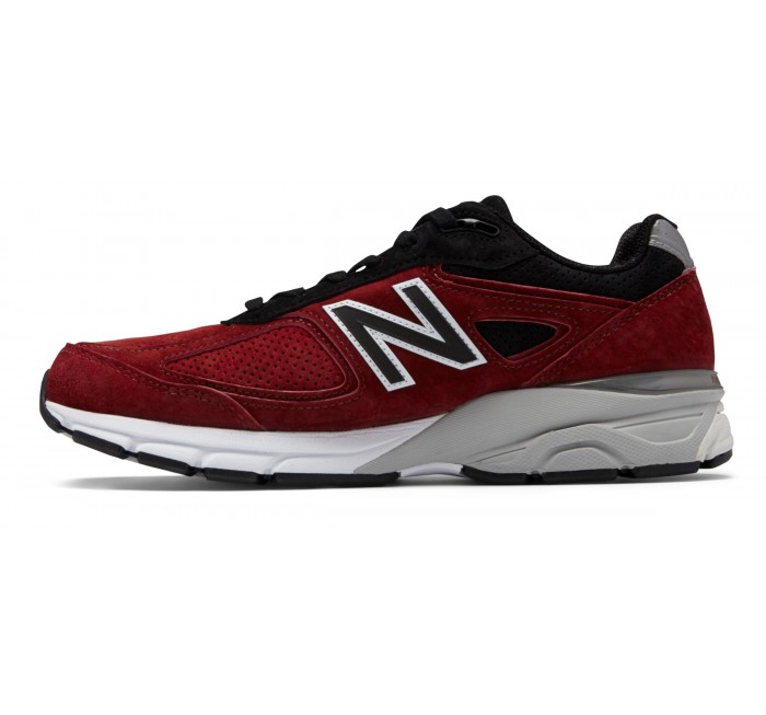 New Balance Men 990v4 M990RB4 - Made In USA red mercury red black