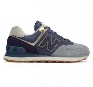 New Balance WL574 Metallic Patch Reflection