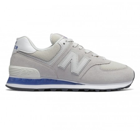 new balance 574 silver metallic