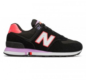 New Balance 574 v2 Summer Shore Black / Guava / Pink