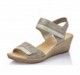 Rieker Fanni Metallic Wedge