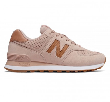 New Balance WL574 Woven Logo: WL574WMB 