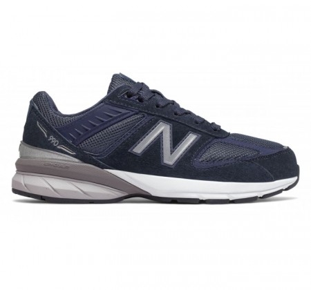 New Balance Big Kids 990v5 Navy