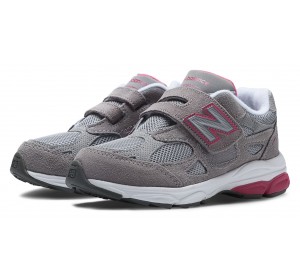 New Balance Little Kids 990 Grey/Pink: KJ990GPP - A Perfect Dealer/NB