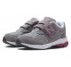 New Balance Pre-school Kids Velcro 990 Grey/Pink