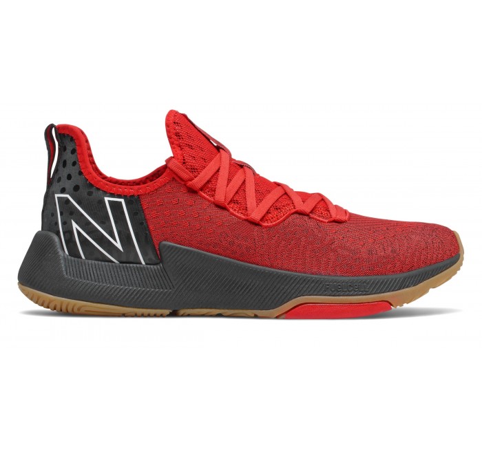 new balance mens red trainers