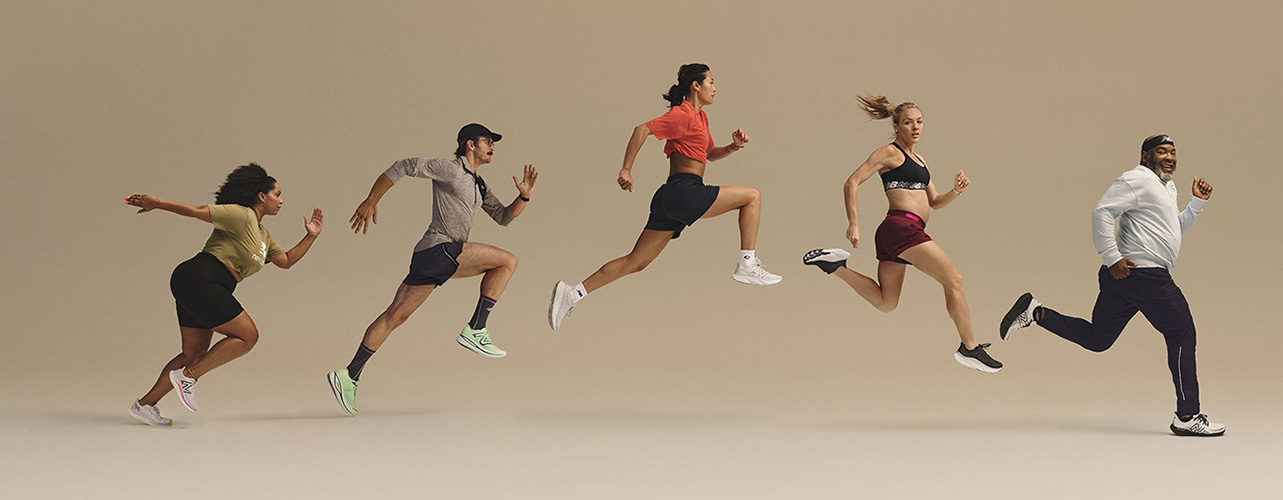 5 Runners wearing New Balance season 2023 Running shoes